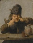 Adriaen Brouwer Youth Making a Face oil painting